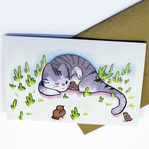 Coucou ! Carte de chat