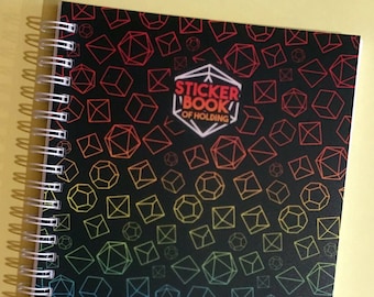 Sticker Book of Holding - Reuseable A5 Sticker Book