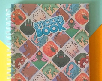 Cryptid Diamonds - Reuseable A5 Sticker Book