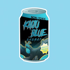 Metallic Kaiju Blue - Otachi - Pacific Rim - Sticker