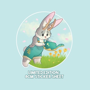 Spring Jackalope Sticker