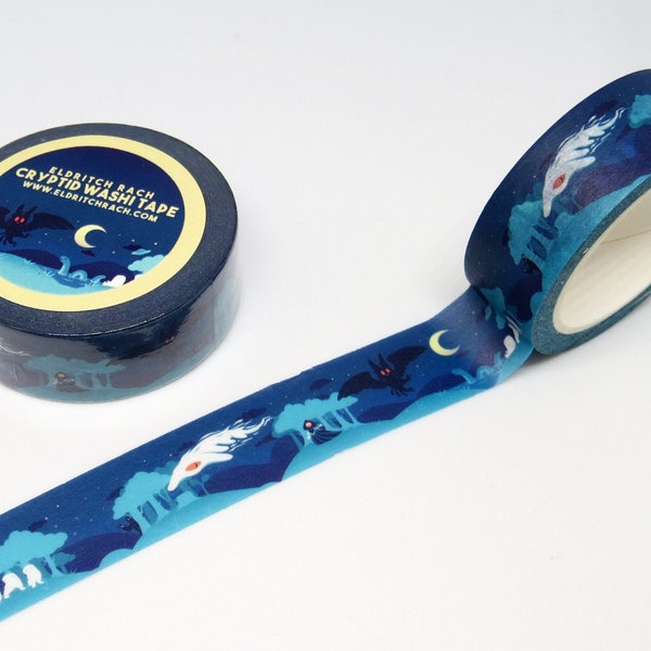 Cryptid Night Time Washi Tape