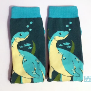 Loch Ness Monster Socks - Size 5-9