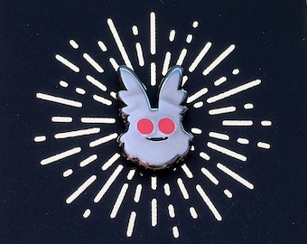 Mothman Head Mini Enamel Pin / Cryptid Filler Pin