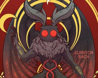 MOTHOMET A4 Gold Foil Print