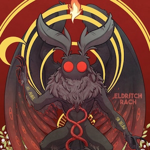 MOTHOMET A4 Gold Foil Print