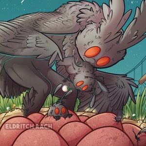 Mothman&#39;s Nest - A4 Print