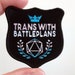 RPG Scouts: Trans with Battleplans Woven Patch