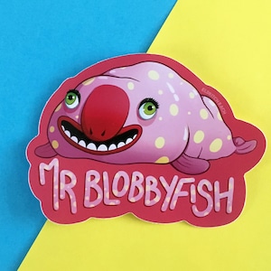 Adesivo in vinile Mr Blobby Blob Fish
