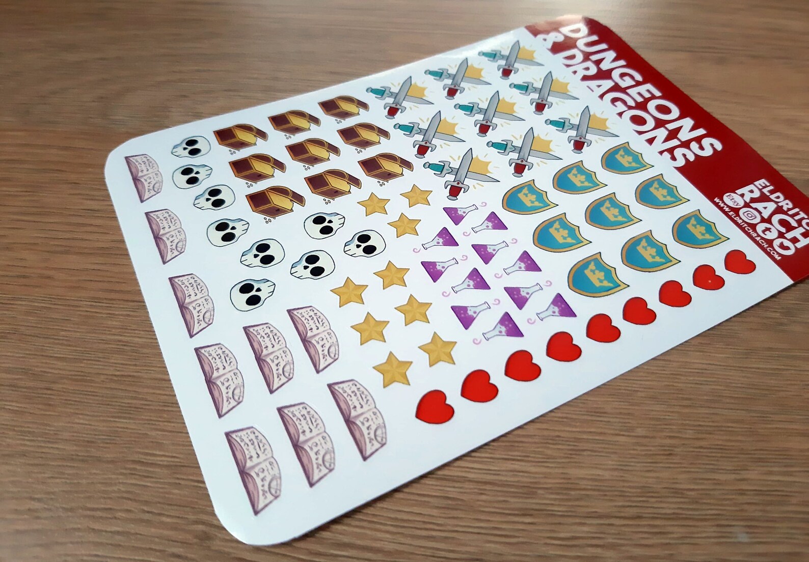 Adventure Sticker Sheet (A6) - Rpg/d&d/dnd - Perfect for Decorating ...