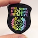 RPG Scouts: Here, Queer, & Rolling Initiative Woven Patch