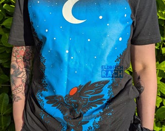 Moongazing - Mothman T-Shirt - Unisex Screenprinted