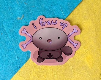 Sticker I Threw/Frew Up - Paldean Wooper