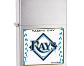 Cool Retired MLB Tampa Bay Devil Rays Zippo Lighter