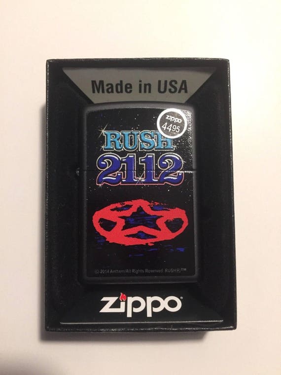 Rare Rush 2112 Zippo Lighter