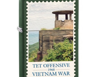 Vietnam War Tet Offensive Zippo Lighter