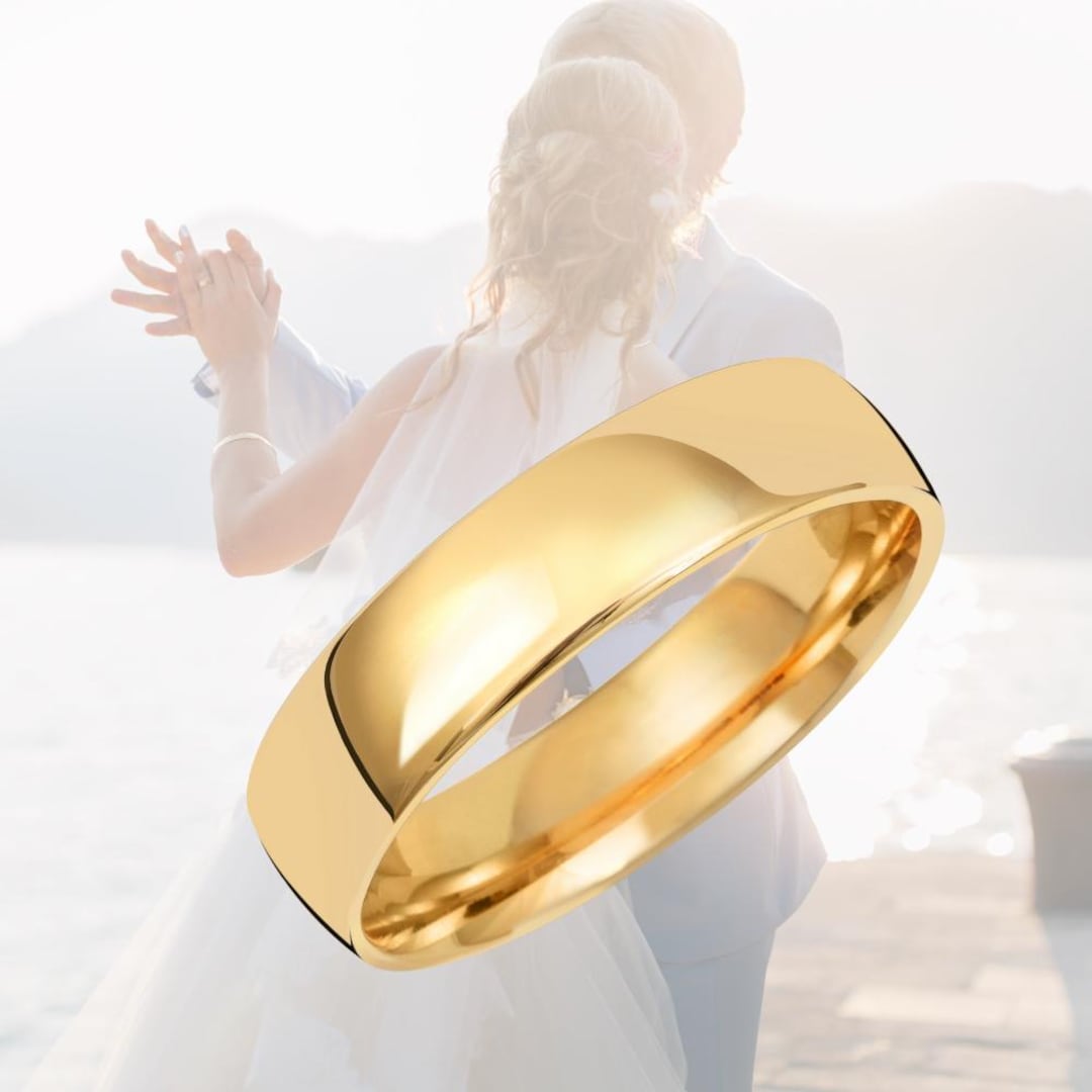 Matrimonio Anillos Color Oro Argollas De Matrimonio Bria