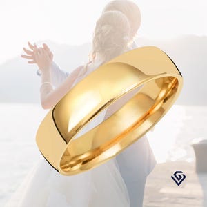 H Samuel Wedding Rings 9ct Yellow Gold Diamond Wedding Rings His - Main Image