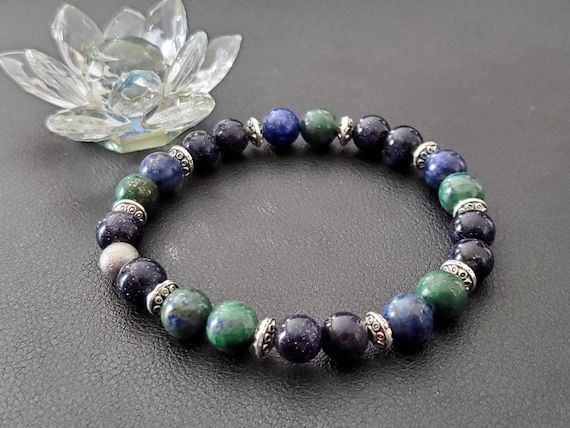 One Of The Best Earth Azurite Sterling Silver Bracelet One Of The Best Earth Azurite Sterling Silver Bracelet