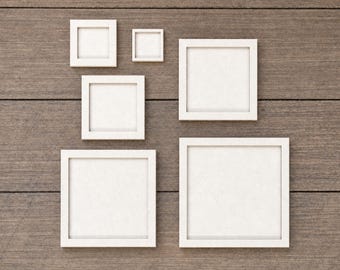 Mini Square MDF Frame Kit: miniature art crafts