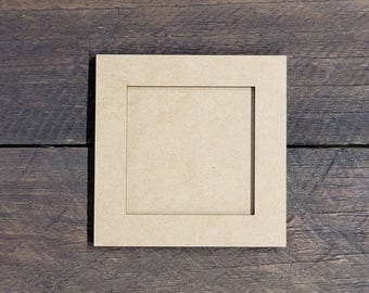 DIY Extra wide Square Frame - Laser-Cut MDF  - Paint Ready
