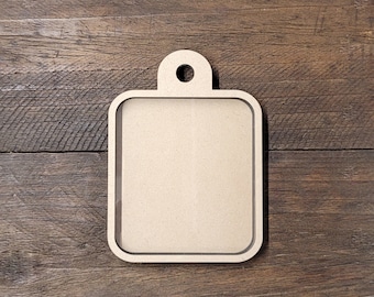 DIY Shaker Tag Craft Kit: MDF & Acrylic Tray Decor