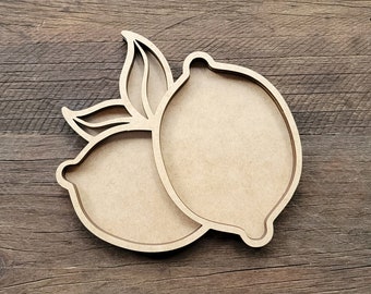 DIY Lemons Shaker Craft Kit: Tropical Decor, Door Hanger