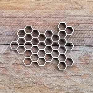 Bee Honeycomb - MDF cutout shape