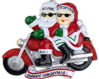 Road Rage MotorBike Personalized Christmas Ornament Harley Davidson Motorcycle Corporate Gift Favor