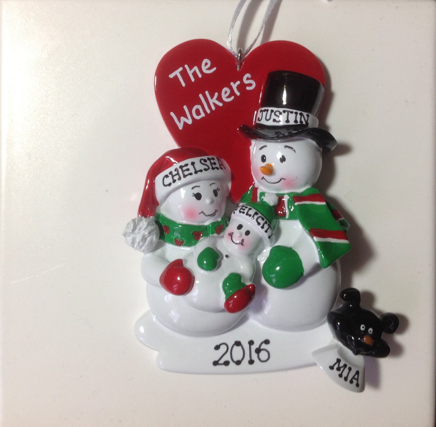 first christmas as parents ornaments