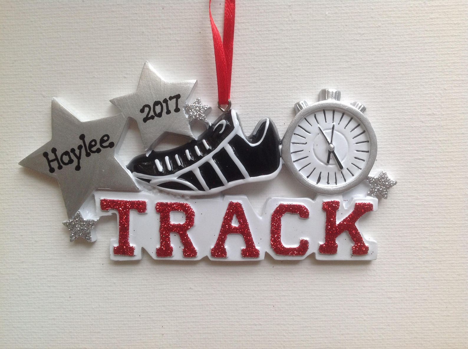 Track Christmas Ornament 