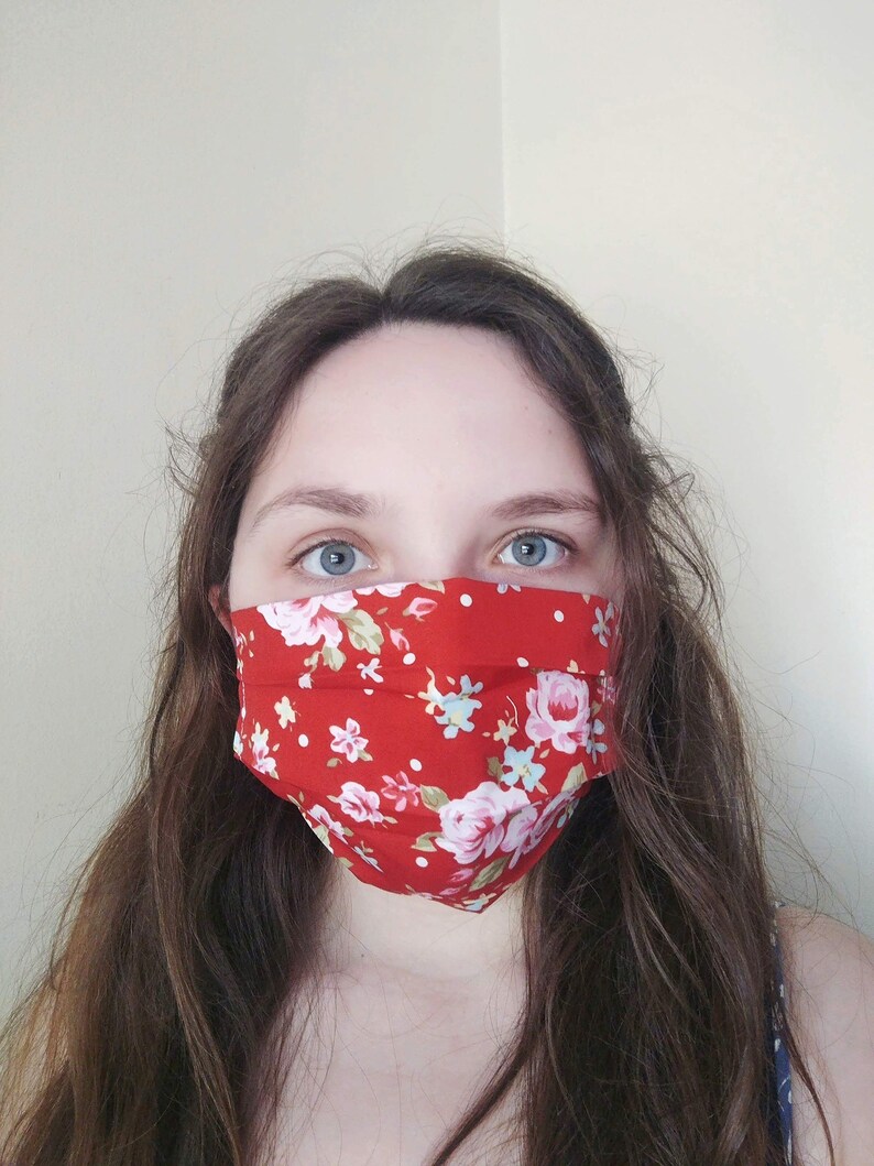 Reusable face mask Hot air balloon face mask Fabric face Etsy