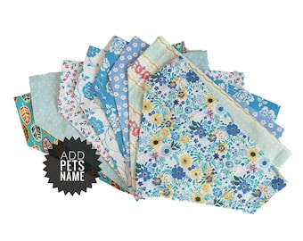 Pet bandana  |  Dog bandana  |  Cat bandanna  |  Pet neckerchief  |  Custom pet bandana  |  Fun floral cute pet accessories