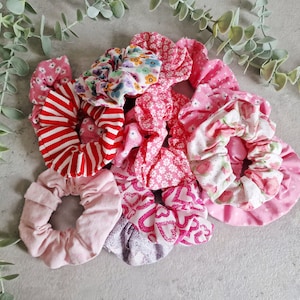 Hair Scrunchie  |  Hair accessories  |  Blue Green Teal Scrunchy  |  Gifts for her  |  Hair tie  |  Patterned hair scrunchies