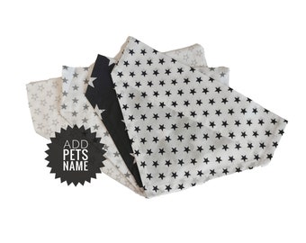 Pet bandana  |  Dog bandana  |  Cat bandanna  |  Pet neckerchief  |  Custom pet bandana  |  Star cute fun  pet accessories
