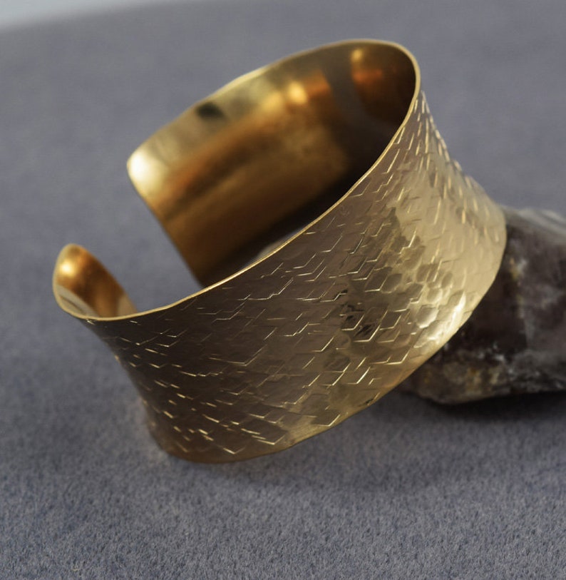 Hand Hammered 14K Gold Fill Cuff Bracelet Etsy