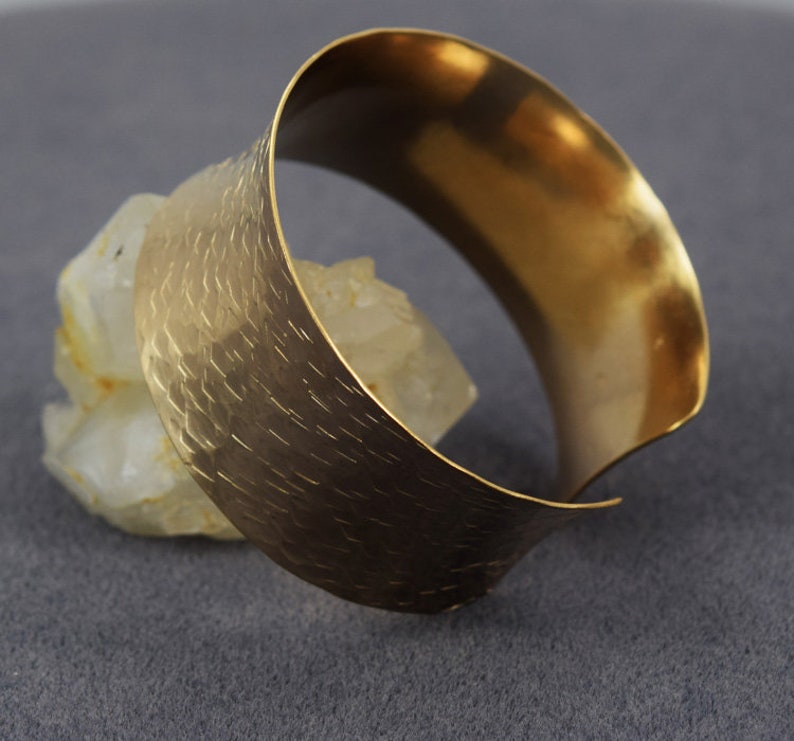 Hand Hammered 14K Gold Filled Cuff Bracelet Minimalist Artisan Wear Handmade Metal Jewelry Womens Fashion Handmade 14 K Gold USA Made