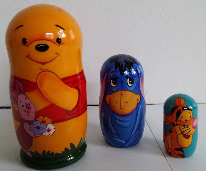 Matriochka 3 Pièces Winnie L'ourson