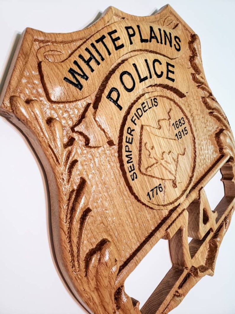white-plains-police-department-personalized-badge-plaque-etsy