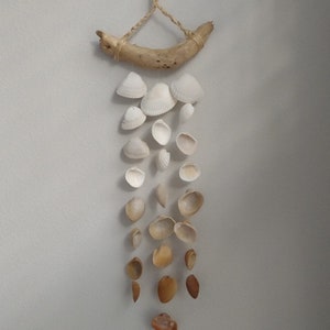 Golden Ombre Seashell Wind Chime