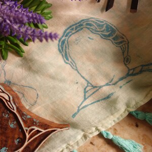Sello de madera textil Sarojini Naidu, sellos de bloque de madera de personalidad famosa femenina india, patrón de tela único, artesanía de tela diy