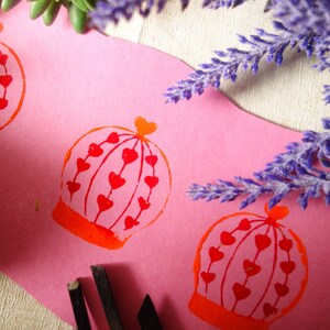 Selos de bloco de coração, selos de artesanato de álbum de recortes de aniversário de amor, pequenos selos para cartões de felicitações DIY, papel de embrulho, fornecimento de impressão em tecido
