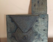 Antique Cast Iron Coffee Mill Side Mill Coffee Grinder NO CRANK C Parker Co Coffee Mill Inv. 1253