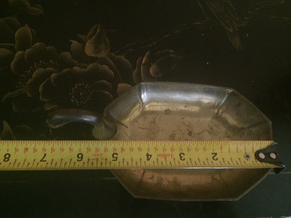 Vintage Solid Brass Swan Trinket Dish/ Mid Centur… - image 8