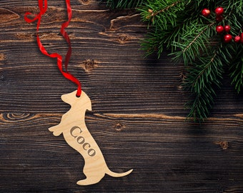 Dachshund,dachshund ornament,dachshund christmas ornament,christmas ornaments dachshund,Personalized Dog,Doxie,sausage dog,Wiener Dog,49.2