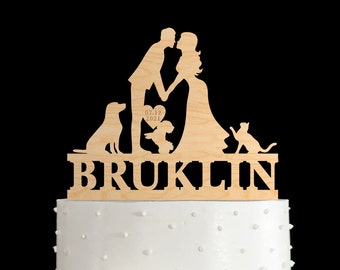 dog I licked it its mine, FREE SHIP funny cake topper Collie dog wedding cake topper pawsnclaws collie