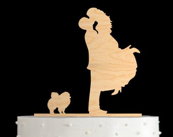 Pomeranian cake toppers,pomeranian cake topper,pomeranian cake,pomeranian topper,pomeranian wedding cake toppers,pomeranian cakes,7528
