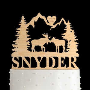 Moose cake topper,moose wedding topper,moose wedding cake topper,Cake Toppers For Wedding,wedding cake topper,cake topper wedding,896