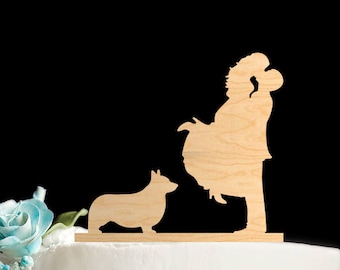 Corgi,Corgi wedding cake topper,corgi cake topper,welsh corgi,welsh corgi pembroke,dog cake topper,dog wedding cake topper,cake topper,653