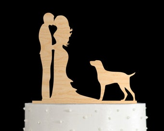 Pointer hunting dog,pointer dog,german shorthaired pointer,wedding cake topper with dog,dog cake topper,dog wedding cake topper,791